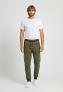 Jogging regular khaki molleton coton polyester