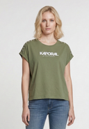 T-shirt kaki en coton KOPY