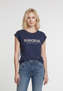 T-shirt bleu marine en coton KOPY