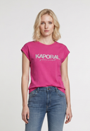 T-shirt rose en coton KOPY
