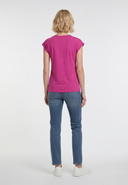 T-shirt rose en coton KOPY