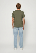 T-shirt manches courtes regular khaki coton