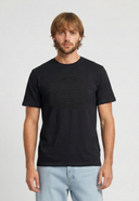 T-shirt manches courtes regular noir coton KRAFT
