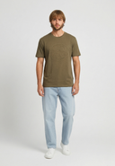 KRAFT Regular Fit Cotton Short-Sleeve T-Shirt - Khaki