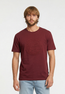 KRAFT Regular Fit Cotton Short-Sleeve T-Shirt - Burgundy