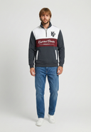 Sweat zippé bleu marine KUCHAN