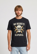 T-shirt noir en coton KUCHING