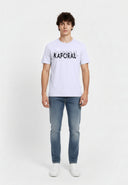 T-shirt manches courtes regular blanc coton