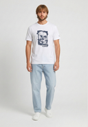T-shirt manches courtes regular blanc coton