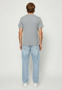 T-shirt manches courtes regular gris mélangé coton NIRAJ