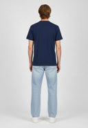 NIRAJ Regular Fit Cotton Short-Sleeve T-Shirt - Navy