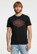 T-shirt manches courtes regular noir coton