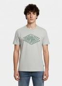 T-shirt manches courtes regular blanc craie coton