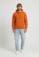 POWEL Regular Fit Cotton-Polyester Hoodie - Orange