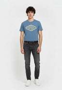 RAZ Regular Fit Cotton Short-Sleeve T-Shirt - Rustic Blue