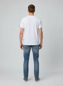 T-shirt manches courtes regular blanc coton RAZ