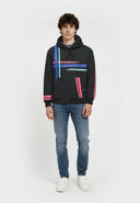 REGAN Regular Fit Cotton-Polyester Hoodie - Black