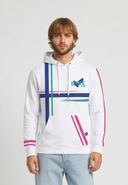 REGAN Regular Fit Cotton-Polyester Hoodie - White