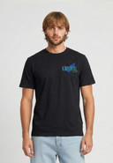 T-shirt manches courtes regular noir coton RIDUR