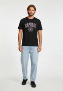 T-shirt manches courtes regular noir coton