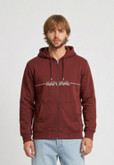 ROLAN Regular Fit Cotton-Polyester Sweatshirt - Burgundy