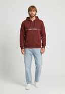 ROLAN Regular Fit Cotton-Polyester Sweatshirt - Burgundy