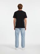 T-shirt manches courtes regular noir coton ROLL