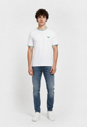 ROLL Regular Fit Cotton Short-Sleeve T-Shirt - White