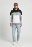 RUDON Regular Fit Cotton-Polyester Sweatshirt - Black