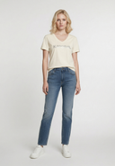 SELIV Slim Fit Stretch Cotton Short-Sleeve T-Shirt - Cream