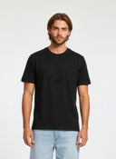 TIMAL Regular Fit Cotton Short-Sleeve T-Shirt - Black