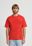 TIMAL Regular Fit Cotton Short-Sleeve T-Shirt - Red