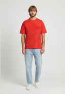 TIMAL Regular Fit Cotton Short-Sleeve T-Shirt - Red