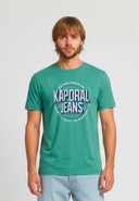 T-shirt manches courtes regular menthe coton TYLER