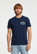 VADI Regular Fit Cotton Short-Sleeve T-Shirt - Navy