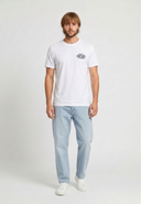 T-shirt manches courtes regular blanc coton VADI