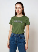 T-shirt kaki en coton JALL