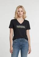 LIA Slim Fit Stretch Cotton Short-Sleeve T-Shirt - Black