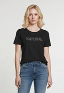 FARO Slim Fit Stretch Cotton Short-Sleeve T-Shirt - Black