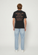 T-shirt manches courtes regular noir coton BARK