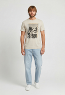CHAD Regular Fit Cotton Short-Sleeve T-Shirt - Off-White
