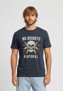 T-shirt bleu marine en coton KUCHING