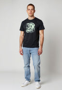 T-shirt manches courtes regular noir coton