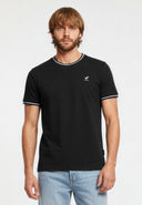 T-shirt manches courtes regular noir coton