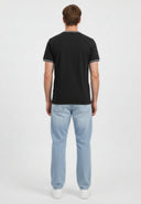 T-shirt manches courtes regular noir coton