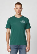 T-shirt manches courtes regular vert coton