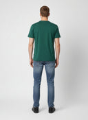 T-shirt manches courtes regular vert coton