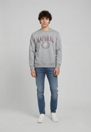 RAMS Regular Fit Cotton-Polyester Sweatshirt - Heather Gray