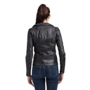 MEGANE Leather Perfecto Jacket - Vintage Black