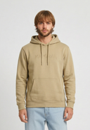 POWEL Regular Fit Cotton-Polyester Hoodie - Khaki